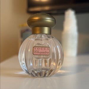 Tocca Cleopatra Mini Perfume Bottle with Gold Cap and Pink Label